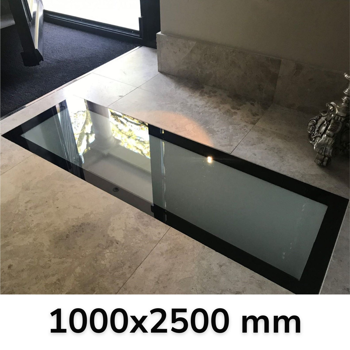 100 x 250 cm Kaderloos beloopbaar daklicht