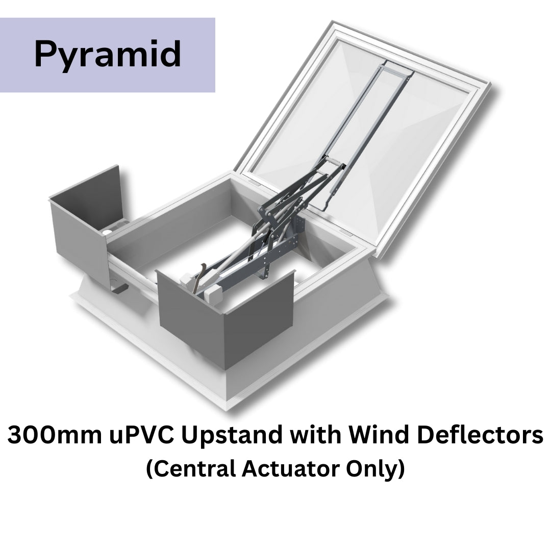 Lanterneau de ventilation de fumée 1200 x 1500 mm de Mardome