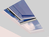 1500 x 3500 mm Electric Opening Glass Link Modular Skylight (1 Fixed 1 Opening)