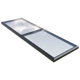 1500 x 5000 mm Fixed Glass Link Modular Skylight (2 Fixed 0 Opening)