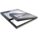 2000 x 2000 mm Electric Opening Glass Link Modular Skylight (1 Fixed 1 Opening)