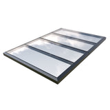 2000 x 4000 mm Fixed Glass Link Modular Skylight (2 Fixed 0 Opening)