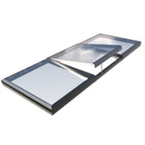 2000 x 5000 mm Electric Opening Glass Link Modular Skylight (2 Fixed 1 Opening)