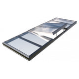 2000 x 5500 mm Electric Opening Glass Link Modular Skylight (2 Fixed 1 Opening)