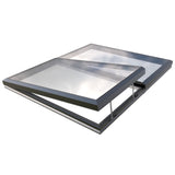 2500 x 3000 mm Electric Opening Glass Link Modular Skylight (1 Fixed 1 Opening)