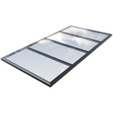 2500 x 6000 mm Fixed Glass Link Modular Skylight (4 Fixed 0 Opening)