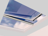 2500 x 3000 mm Electric Opening Glass Link Modular Skylight (1 Fixed 1 Opening)