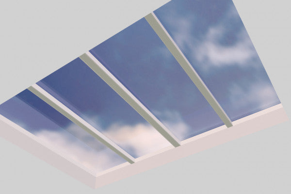 2500 x 3500 mm Fixed Glass Link Modular Skylight (2 Fixed 0 Opening)