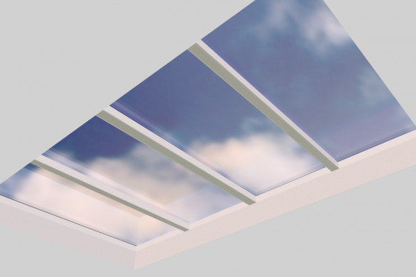 2500 x 4000 mm Fixed Glass Link Modular Skylight (2 Fixed 0 Opening)