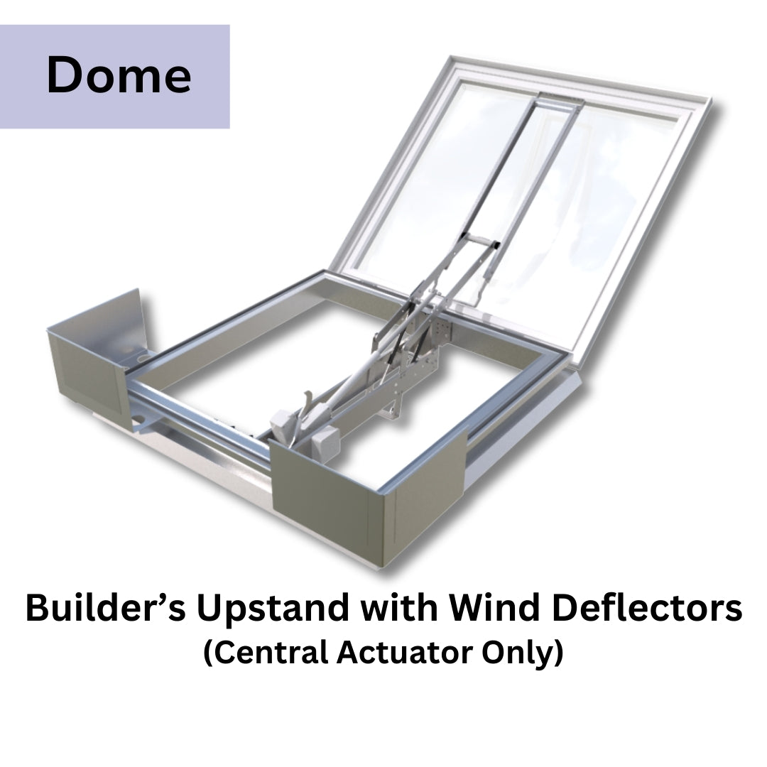 Lanterneau de ventilation de fumée 1050 x 1050 mm de Mardome