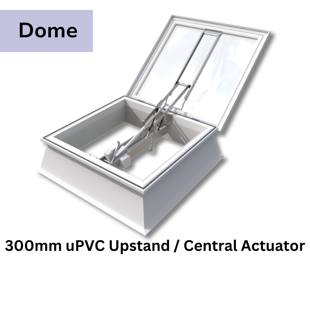 1200 x 1200 mm rookafvoer daklicht van Mardome