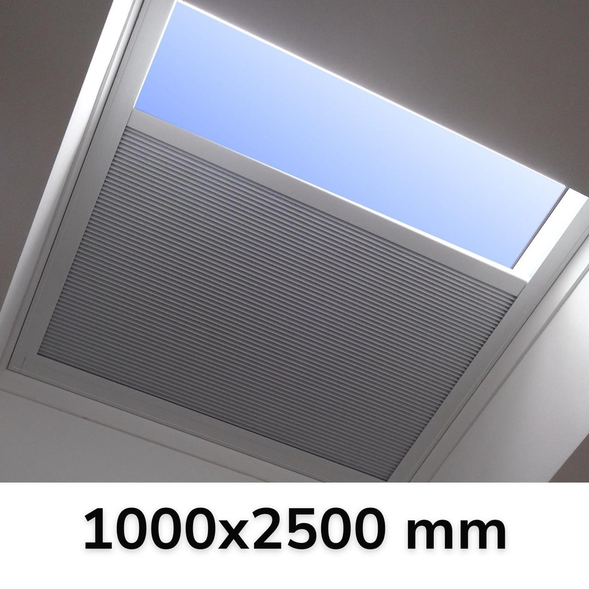 1000 x 2500 mm LD handmatige jaloezieën voor platte/schuine daken en lichtstraten