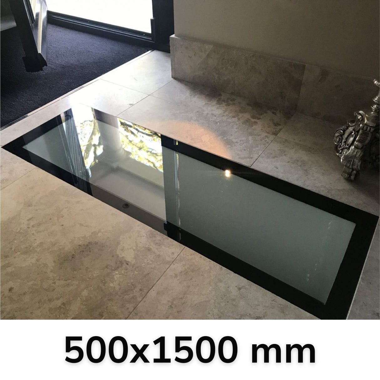 50 x 150 cm Kaderloos beloopbaar daklicht