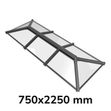 750 x 2250 mm Stratus Verrière de Toit en Aluminium Style 3 (Traditionnel)