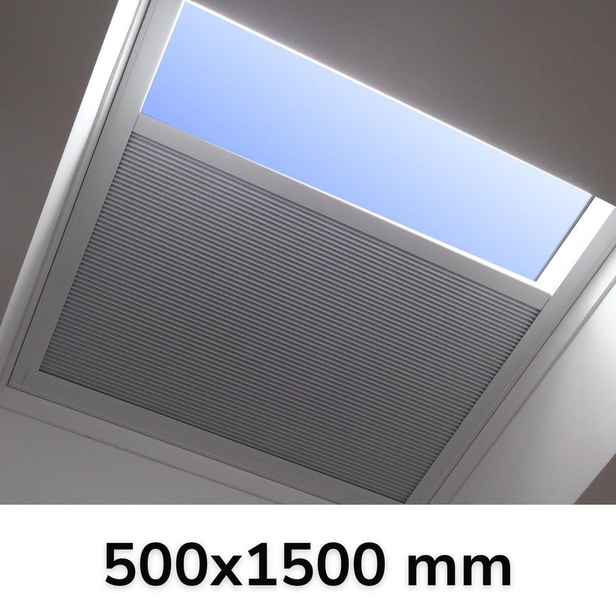 500 x 1500 mm LD handmatige jaloezieën voor platte/schuine daken en lichtstraten