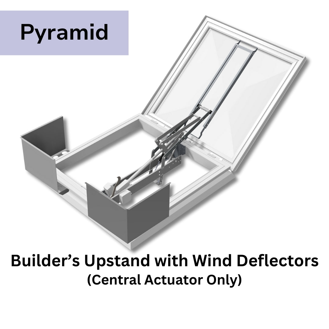 Lanterneau de ventilation de fumée 1350 x 1350 mm de Mardome