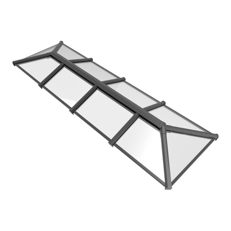 750 x 4000 mm Stratus Verrière de Toit en Aluminium Style 6 (Traditionnel)