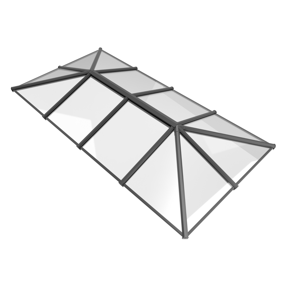 1500 x 6000 mm Stratus Verrière de Toit en Aluminium Style 7 (Traditionnel)