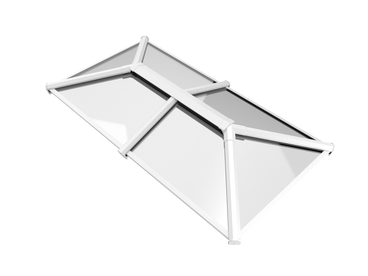 800 x 1800 mm Stratus Verrière de Toit en Aluminium Style 2 (Traditionnel)