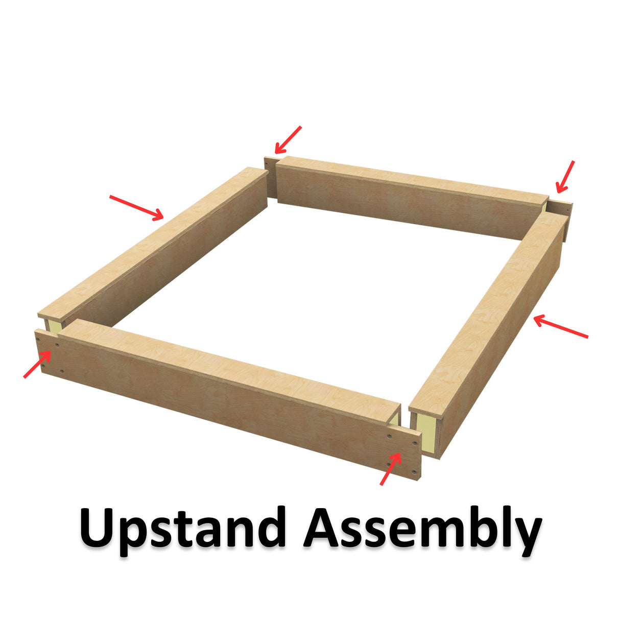 2500 x 4000 mm geïsoleerde opstand voor daklantaarn