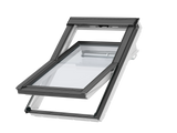 55x118 cm VELUX GGU CK06 0069 Manual Centre-Pivot Roof Window | White Polyurethane Maintenance Free | Triple Glazed.