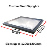 Brett Martin Custom Size Fixed Flat Roof Skylight